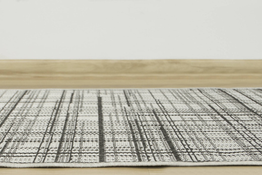 Antypoślizgowy Chodnik 19171/08 grey Szary Kratka szerokość 80 cm