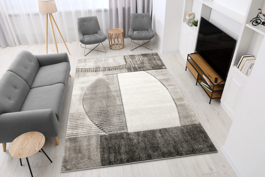 Dywan Kandy N372A m.grey/antraci Szary Grafit Fryz