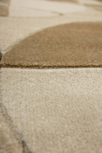 Dywan Amelia A472A cream/beige Beżowy Brązowy Półkola Marmur Drugi Gatunek