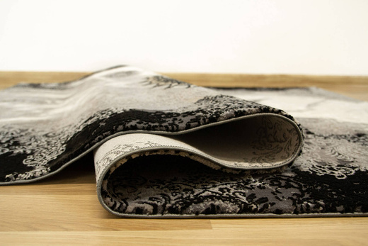 Dywan Tender 27237A black/l.grey Czarny Beż Krem Ornament Boutique