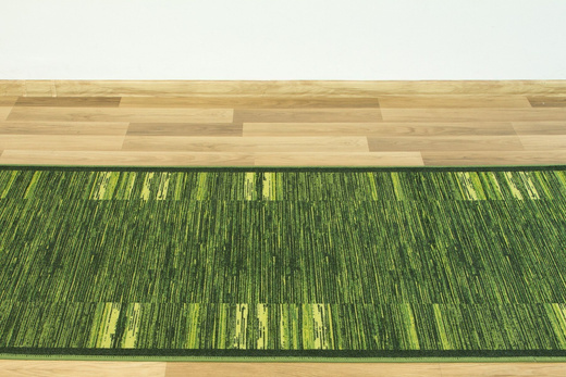 Antypoślizgowy chodnik Adagio 12 Zielony szerokosć 80 cm