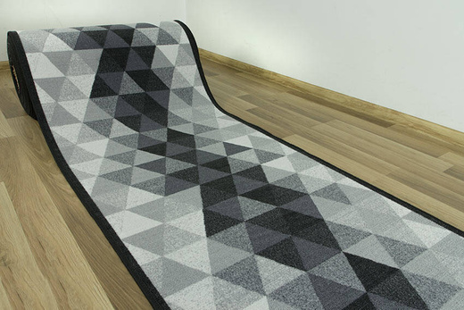 Antypoślizgowy Chodnik Nolan 19 szary szerokość 80 cm