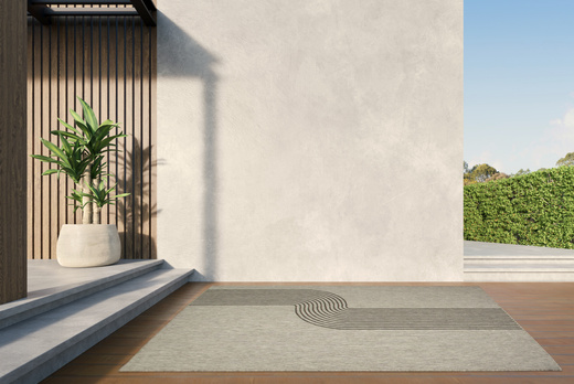 Dywan Dwustronny Sznurkowy Brussels 205631/11020 night silver Szary Grafit Fala Outdoor