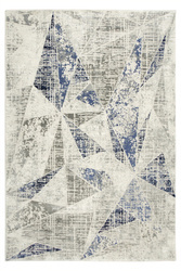 Dywan Verano C467A m grey/l.blue Szary Niebieski Trójkąty