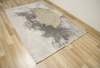 Dywan Galeria GL080G grey/grey Szary Złoty Rozeta