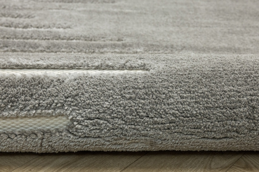 Dywan Shaggy Lula Soft IM43A CNFG4 Cream/Grey Szary Geometryczny Romby Kreski