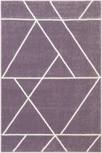Dywan Dziecięcy Lima C877B lila/cream Fiolet Krem Trójkąty