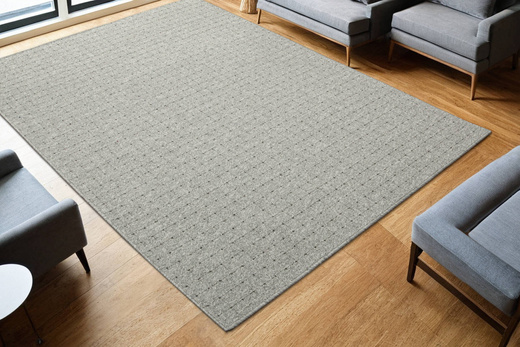 Wykładzina Zembla 73 Szary Grafit Kratka szerokość 5 m