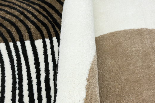 Dywan Clara 02923A cream/brown Brąz Krem Abstrakcja