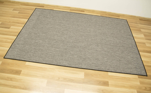 Dywan Dwustronny Sznurkowy Brussels 205664/11010 night silver Grafit Szary Pasy Outdoor