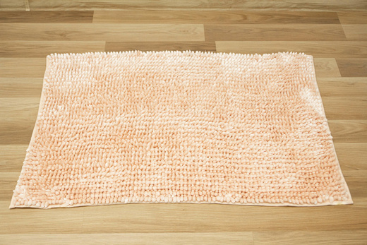 Antypoślizgowy Dywanik Łazienkowy Shiny Chenille Róż