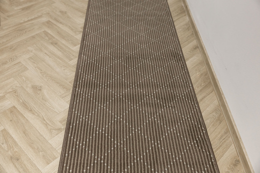 Chodnik Luna 504751/97944 Choco Romby Brąz szerokość 70 cm