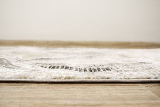 Chodnik Maya PR739 grey/b Szary Wstęgi szerokość 120 cm