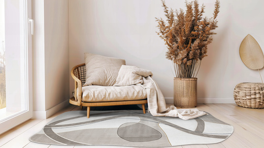 Dywan Selenne GS002A Cream/Beige Krem Beż Szary Geometria Ksztalt