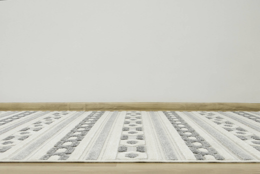 Dywan Sznurkowy Stella D402A white/l.grey Etno Szary Srebrny Krem