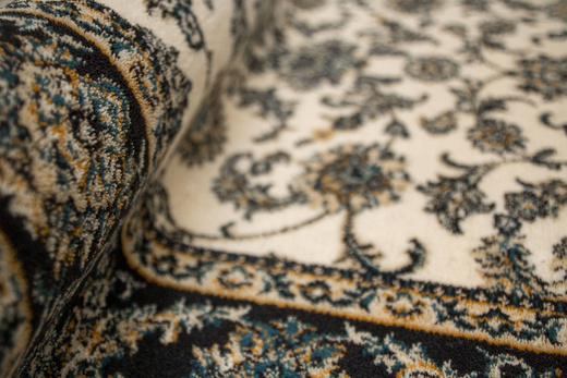 Wełniany Dywan Isfahan Anafi Granat