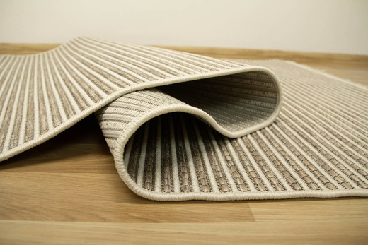 Dywan Sznurkowy Oria 20721/YV7-X Beż Krem Szary Linie Gruby Splot