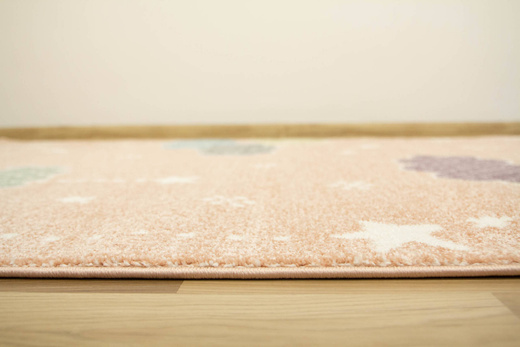 Dywan Lima B069A rose/cream Chmurki Gwiazdki Róż