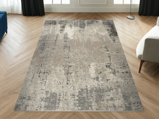 Wełniany Dywan Agnella Isfahan Leno Siwy Beton