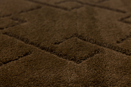 Dywanik Łazienkowy Antypoślizgowy Moreno Brown Brąz Romby