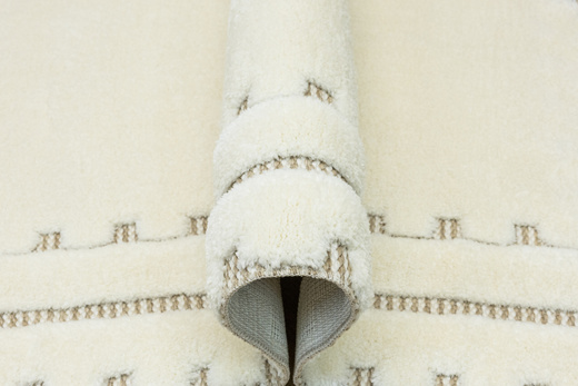 Dywan Shaggy Lula Soft IM41A Krem Beż Ramka