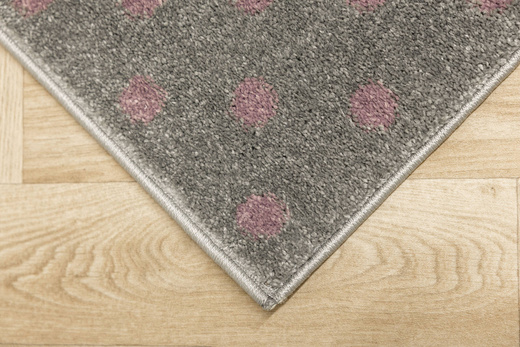 Dywan Dziecięcy Lima G930A l.grey/lila Szary Fiolet Serce