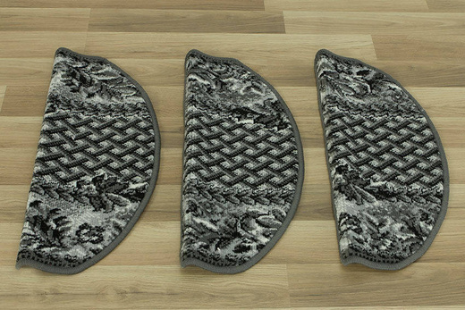 Nakładki półokrągłe szare gold 316/18 szary