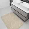 Dywanik Łazienkowy Antypoślizgowy Ivona Light Beige Jasny Beż Linie