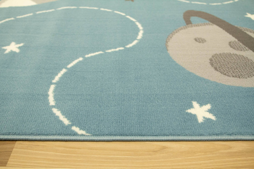 Dywan Kids 534547/95822 sky/blue Jasny Niebieski Kosmos