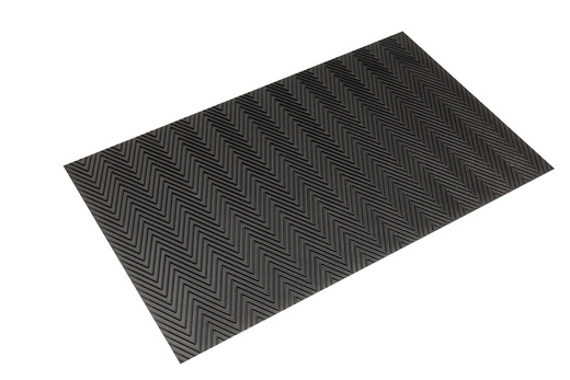 Wycieraczka gumowa M26 dwustronna antypoślizgowa czarna jodełka karo