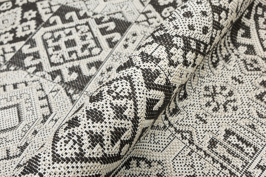 Antypoślizgowy Dywan FLEX 19636/91 Brąz Beż Patchwork