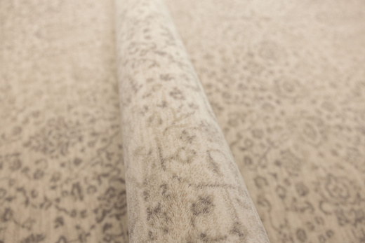 Wełniany Dywan Agnella Agnus Claudine Piaskowy Ornament Beż Krem
