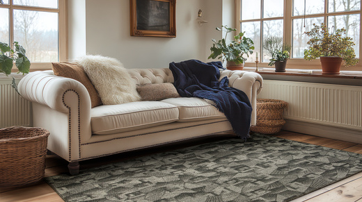 Dywan Flamingo 74 Dark Grey Melanż Szary Czarny