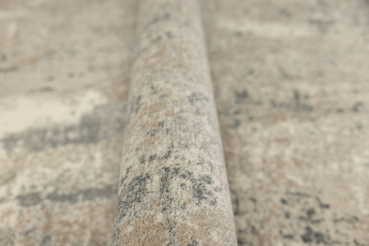 Wełniany Dywan Agnella Isfahan Leno Siwy Beton