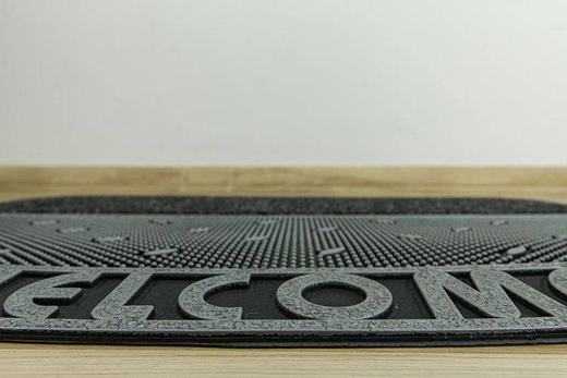 Szara Wycieraczka Twin Clean Czarna Srebrna