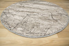 Okrągły Dywan Aqua Marble 19 Szary Antypoślizgowy