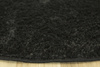 Okrągły Dywan Boho 111 black Czarny Shaggy