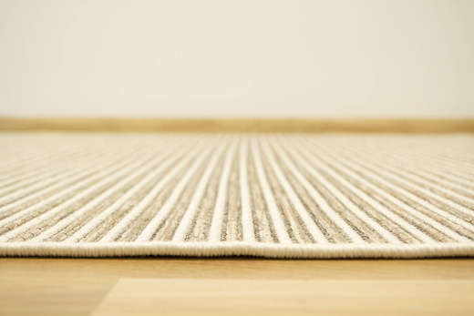 Dywan Sznurkowy Oria 20721/YV7-X Beż Krem Szary Linie Gruby Splot