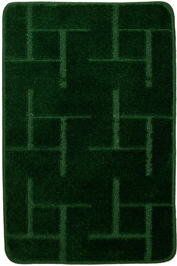 Dywanik Łazienkowy Teramo Green Butelkowa Zieleń