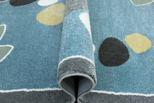 Dywan Dziecięcy Lima M043A cream/l.grey Niebieski Szary Jeziorko
