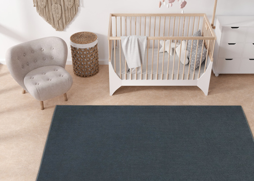 Dywan Plush Grey Antypoślizgowy Szary Rabbit