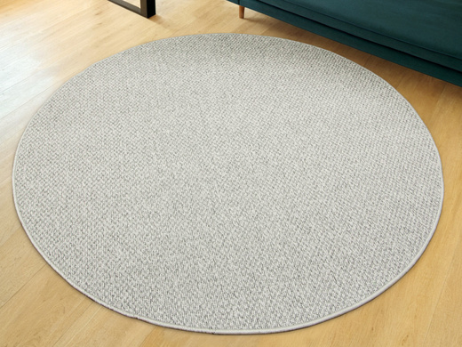 Okrągły Dywan Cannon 73 Grey Gruby Splot