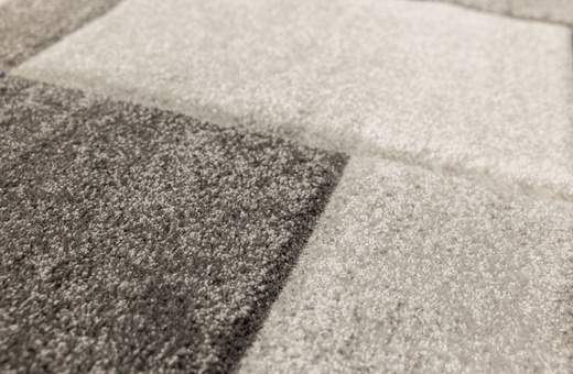 Dywan Kandy N411A l.grey/navy Szary Granatowy Geometria Fryz