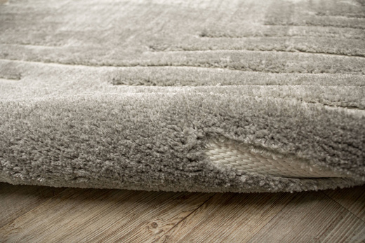 Dywan Shaggy Lula Soft IM43A CNFG4 Cream/Grey Szary Geometryczny Romby Kreski