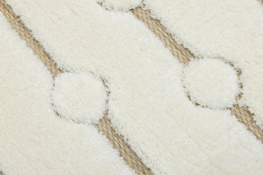Dywan Shaggy Lula Soft IM49A Krem Beż Kropki