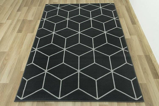 Dywan Luna 503746/89922 d.grey cubes grafitowy ch