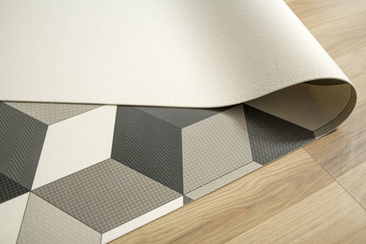 Wykładzina PCV Bingo Cubes 097 szerokość 1,5 m