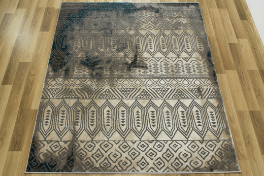 Dywan VERSAGE 2188A blue/krem Kremowy Niebieski