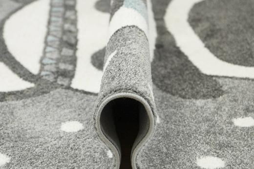 Dywan Dziecięcy Lima 9371A l.grey/blue Szary Turkus Panda Indianin