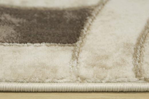 Dywan Felix 9303A l.beige/d.beig Lśniący Marmur Krem Beż Półkola